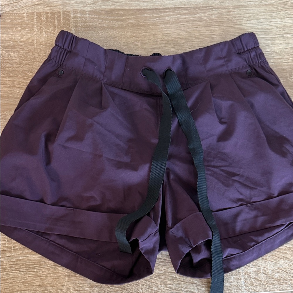 Lululemon Athletica Plum Athletic Shorts